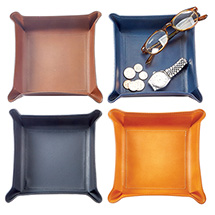 Alternate image for Personalized Leather Catchall