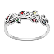 Alternate image for Personalized Family Birthstone Ring