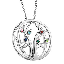 Alternate image for Personalized Family Tree Necklace