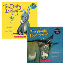 Wonky Donkey & Dinky Donkey Hardcover Books