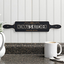 Alternate image for Personalized Wood Kitchen Sign