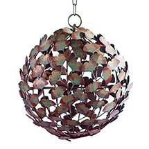 Alternate Image 1 for Hanging Gingko Sphere