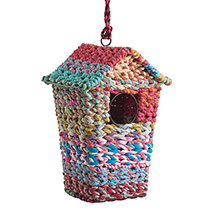 Alternate Image 2 for Colorful Braided Birdhouse