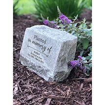 Alternate image for Personalized Planted in Memory Garden Stone with Urn