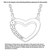 Alternate image for Personalized Mother's Heart Necklace