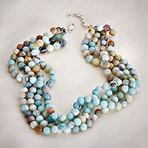 Product Image for Amazonite Multi-Strand Necklace