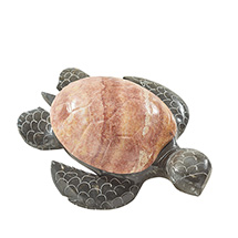 Alternate Image 3 for Hand-Carved Marble Turtle Box