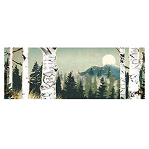 Alternate image for Personalized Back Country Woods Wall Art