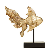 Alternate Image 1 for Fantail Goldfish Sculpture