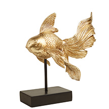 Alternate Image 2 for Fantail Goldfish Sculpture