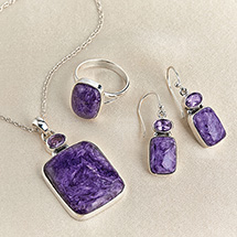 Alternate Image 1 for Charoite Necklace