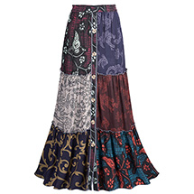 Alternate image for Lucy Patchwork Print Skirt