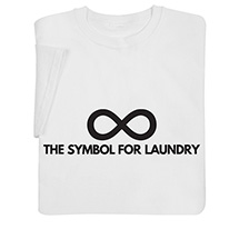 Alternate image for Symbol for Laundry T-Shirt or Sweatshirt