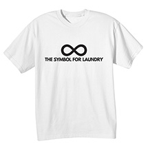 Alternate Image 1 for Symbol for Laundry T-Shirt or Sweatshirt