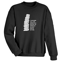 Alternate Image 2 for When the Books Fall T-Shirt or Sweatshirt