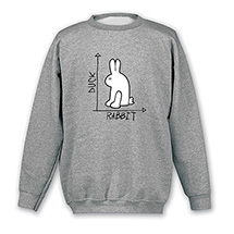 Alternate image for Duck Rabbit T-Shirt or Sweatshirt