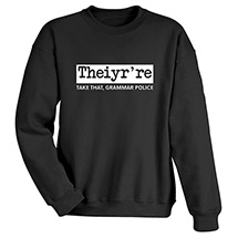 Alternate Image 2 for Take That, Grammar Police T-Shirt or Sweatshirt