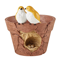 Alternate Image 1 for Nesting Birds Planter