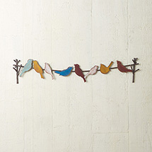 Product Image for Birds on a Wire Metal Art
