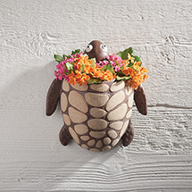 Alternate Image 3 for Turtle Wall Planter/Vase
