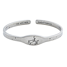 Alternate image for Zodiac Pewter Cuff Bracelets