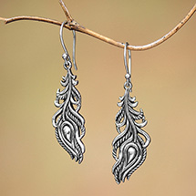 Product Image for Sterling Peacock Earrings