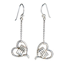 Product Image for I Heart Books Earrings