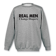 Alternate Image 2 for Real Men T-Shirt or Sweatshirt