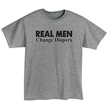 Alternate Image 1 for Real Men T-Shirt or Sweatshirt