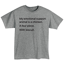 Alternate Image 1 for Support Animal T-Shirt or Sweatshirt