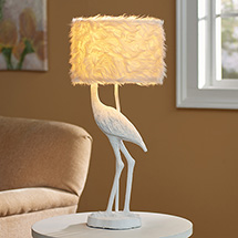 Alternate image for Fuzzy Bird Lamp