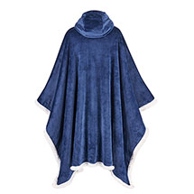 Alternate Image 1 for Hooded Blanket Poncho