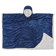 Alternate image for Hooded Blanket Poncho
