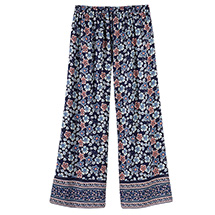 Alternate Image 1 for Floral Lounge Pants - Forget Me Not