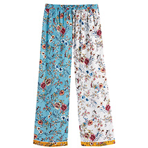 Alternate Image 2 for Floral Print Patch Pajamas