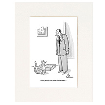 Alternate image for Personalized New Yorker Cartoon Print–Never, Ever Think Outside the Box