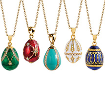 Product Image for Faberge-Style Egg Necklace