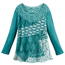 Product Image for Patched Lace Tunic