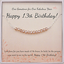 Alternate image for Special Birthday Necklace
