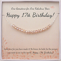 Alternate image for Special Birthday Necklace