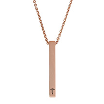 Alternate image for Personalized Medical ID Bar Necklace
