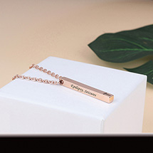 Alternate image for Personalized Medical ID Bar Necklace
