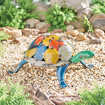 Product Image for Recycled Metal Turtle Sculpture