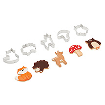 Alternate Image 1 for Woodland-Themed Cookie Cutters