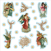 Alternate Image 3 for Merry and Bright Christmas Sticker Book (Paperback)