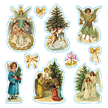 Alternate Image 4 for Merry and Bright Christmas Sticker Book (Paperback)