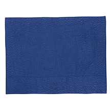Alternate Image 2 for USA Map Quilted Throw