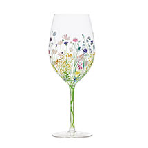 Alternate Image 1 for Wildflower Wine Glasses Set of 2