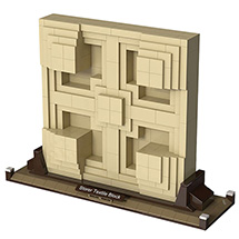 Product Image for Frank Lloyd Wright® Storer Textile Block Atom Brick Set