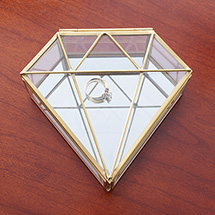 Alternate Image 1 for Diamond Shaped Trinket Box